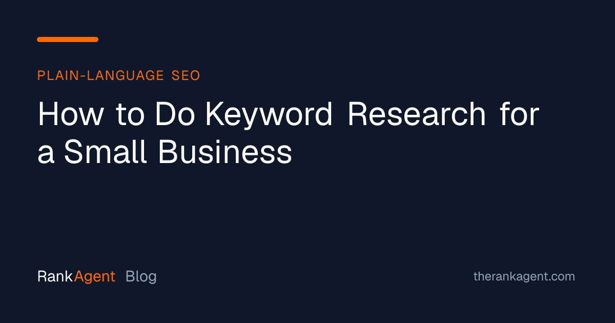 How to Do Keyword Research for a Small Business
