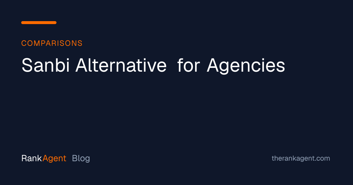 Sanbi Alternative for Agencies