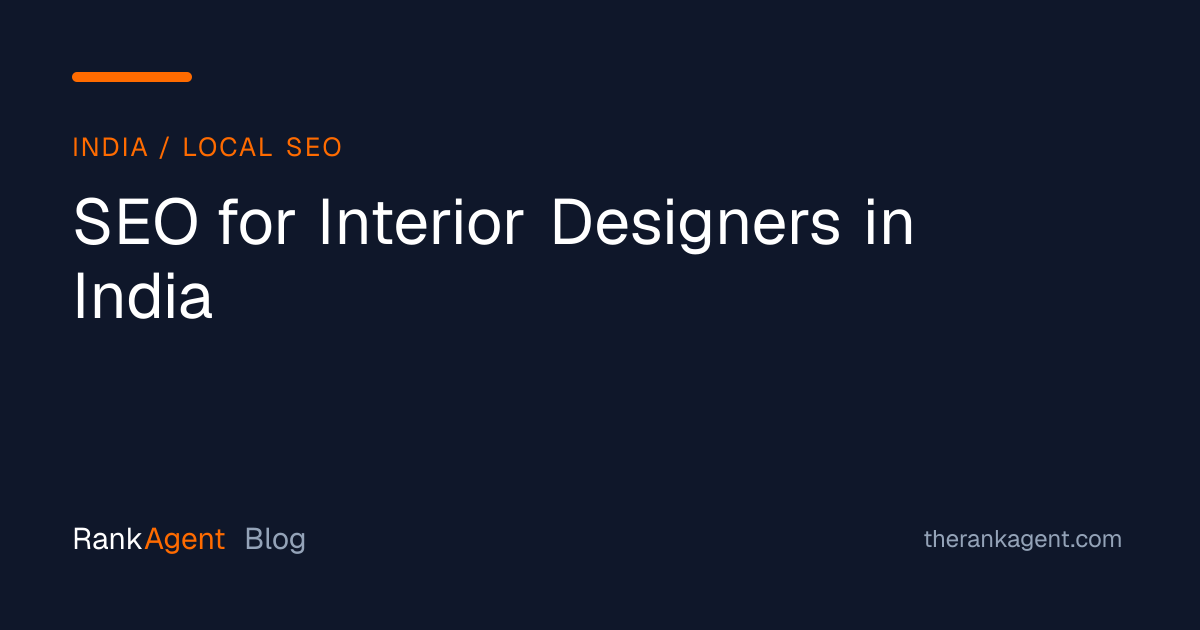 SEO for Interior Designers in India