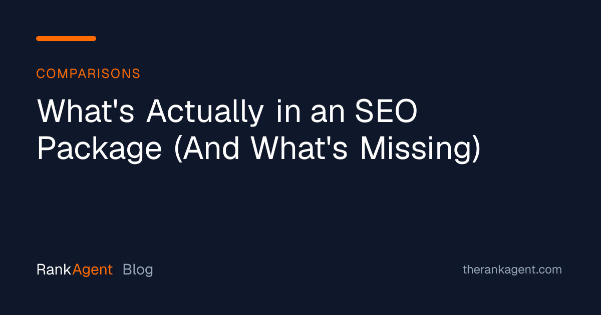 What's Actually in an SEO Package (And What's Missing)